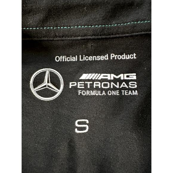 NWT Petronas Mercedes AMG Formula One F1 Racing Men's Polo Shirt Fastly - Picture 8 of 12